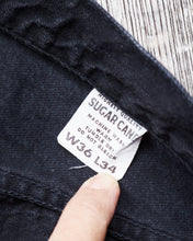 Second Hand Sugar Cane & Co. Lot 470 Type 3 Slim Fit Black Jeans W36 L29