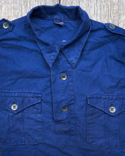 Vintage Swedish Navy Cotton Pullover Jacket Size M