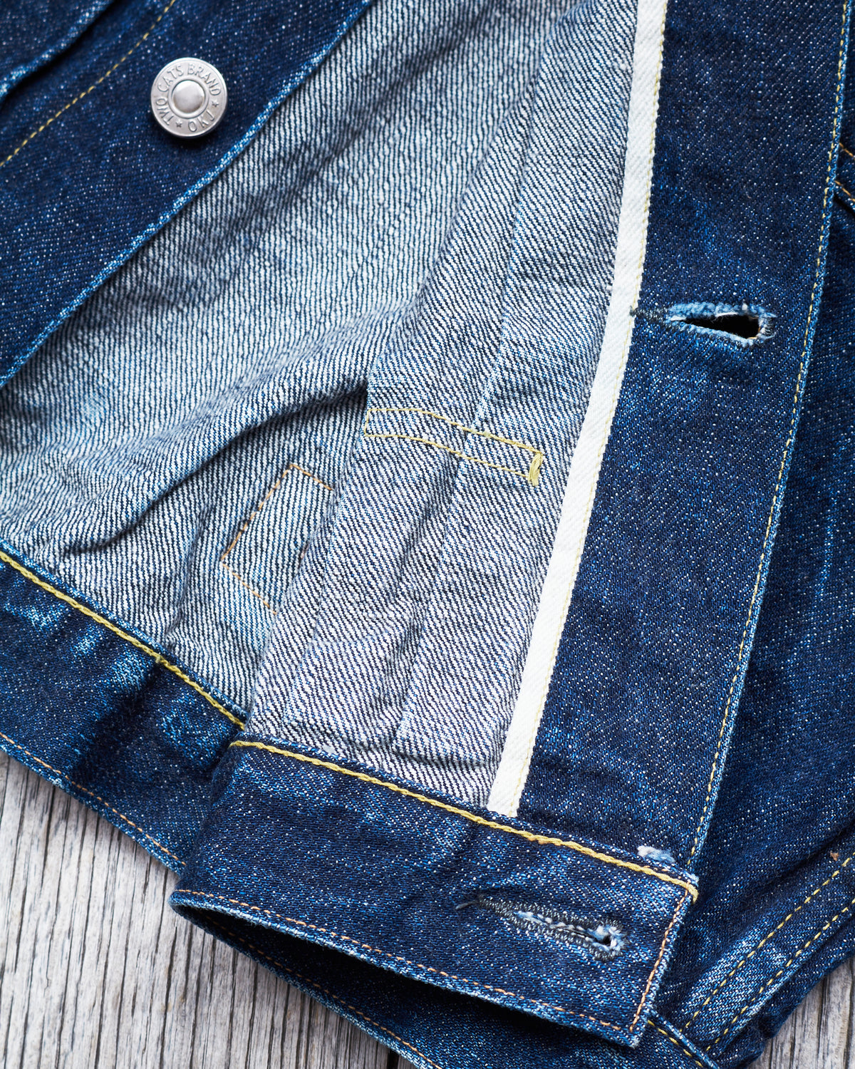 Second Hand TCB Jeans 20's Denim Jacket One Wash Size 38