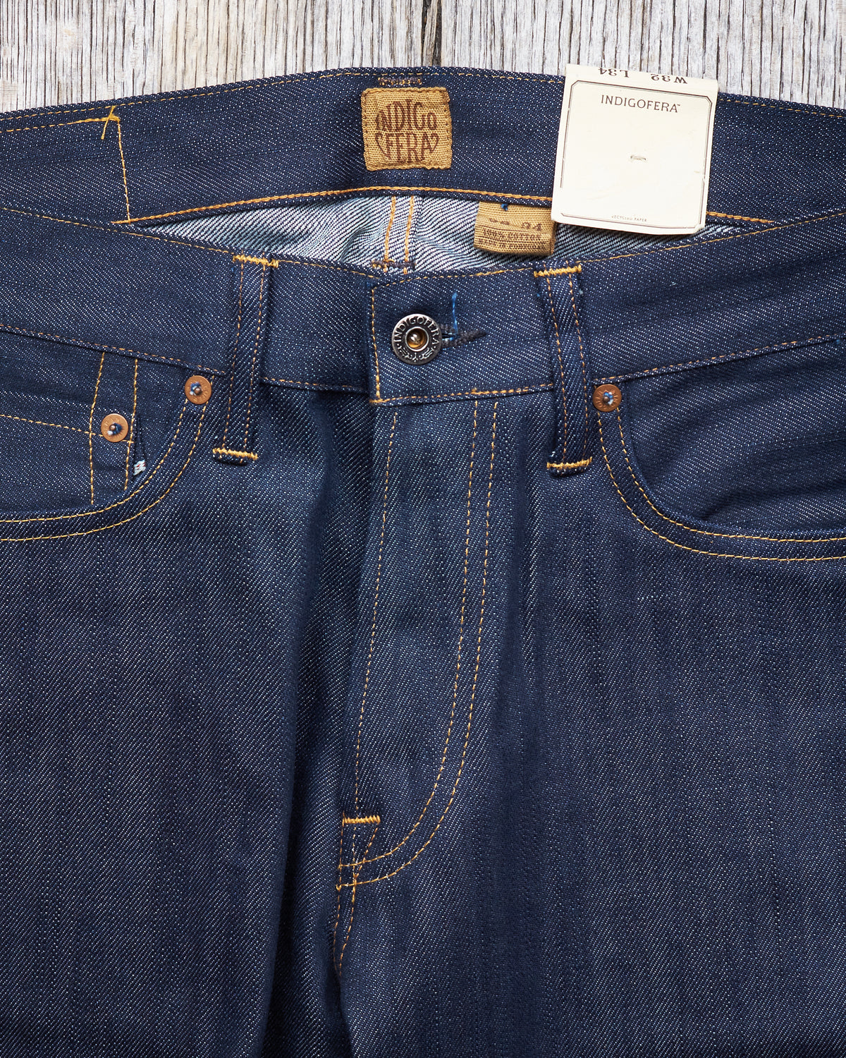 Second Hand Indigofera Deadstock Ray Ashbury Selvedge Denim Jeans W32 L34