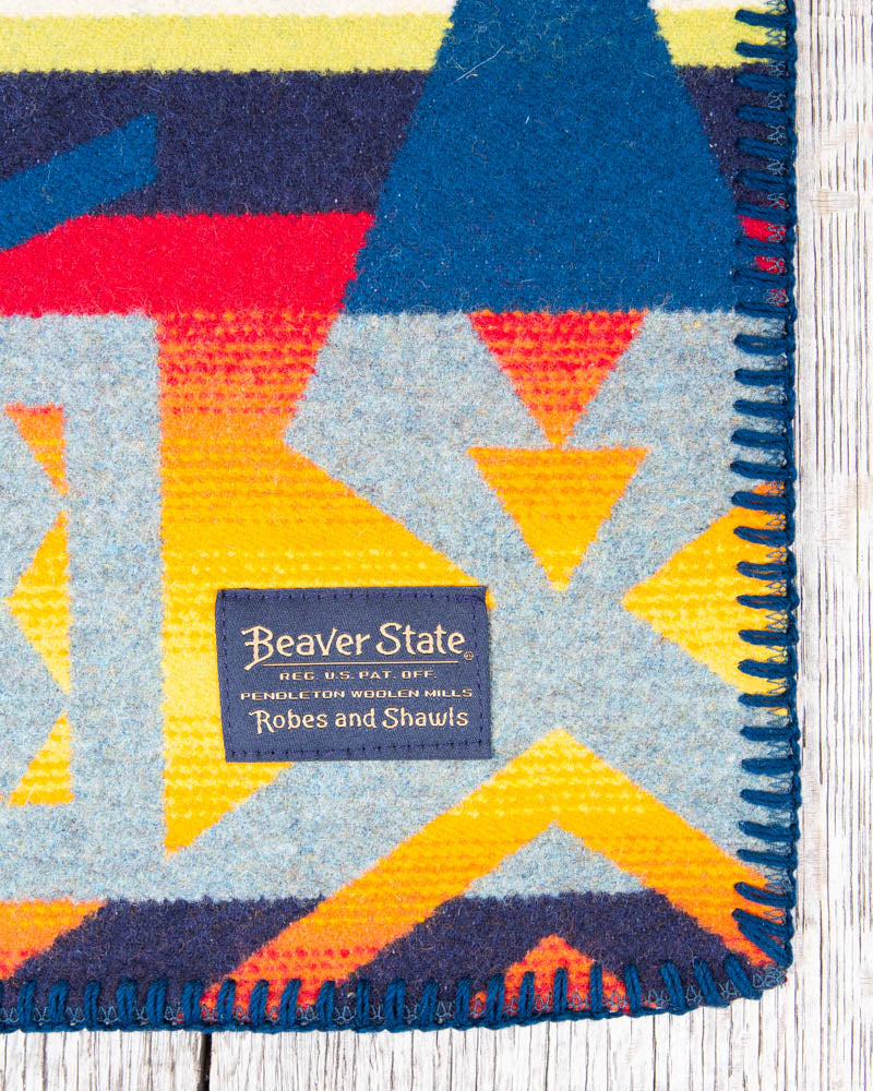 Pendleton Fire Legend Jacquard Wool Blanket Robe