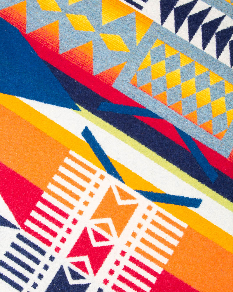 Pendleton Fire Legend Jacquard Wool Blanket Robe
