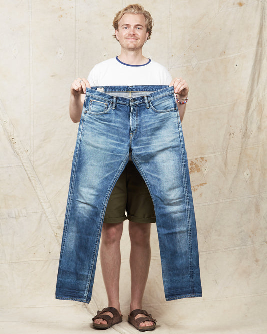 Second Hand Edwin 53RV Narrow Jeans Rainbow/Red line Selvedge W33
