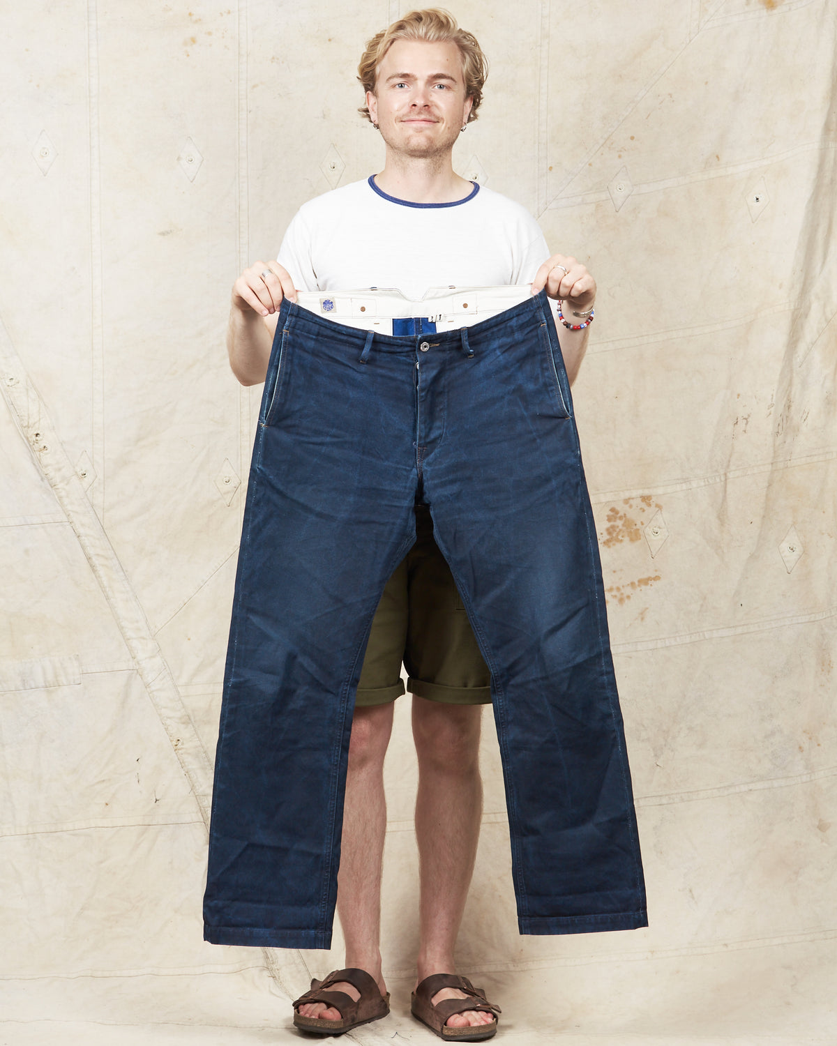 Second Hand Indigofera Heyes Indigo Selvage Duck W31