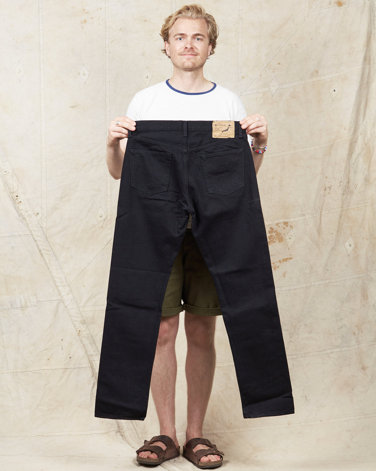 Second Hand OrSlow 107 Slim Fit Jeans Black Size 3