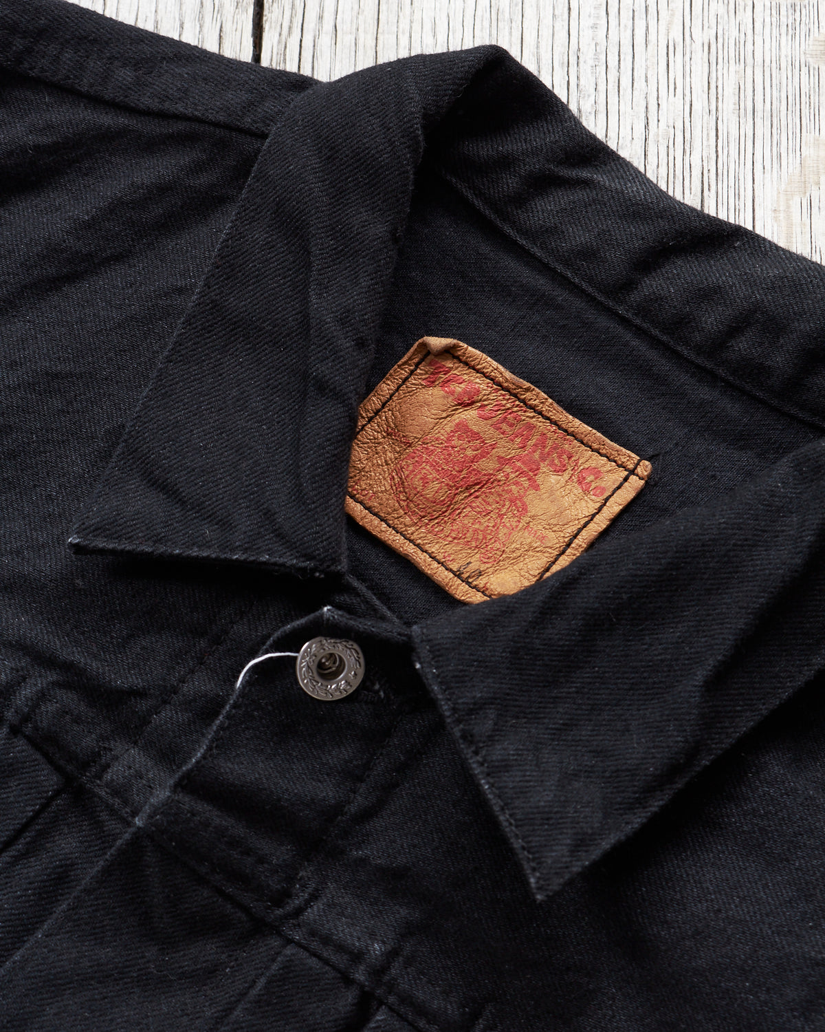 Second Hand TCB Jeans S40's Jacket Black Denim One Wash Size 40