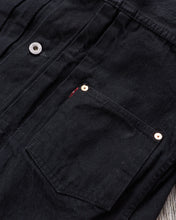 Second Hand TCB Jeans S40's Jacket Black Denim One Wash Size 40