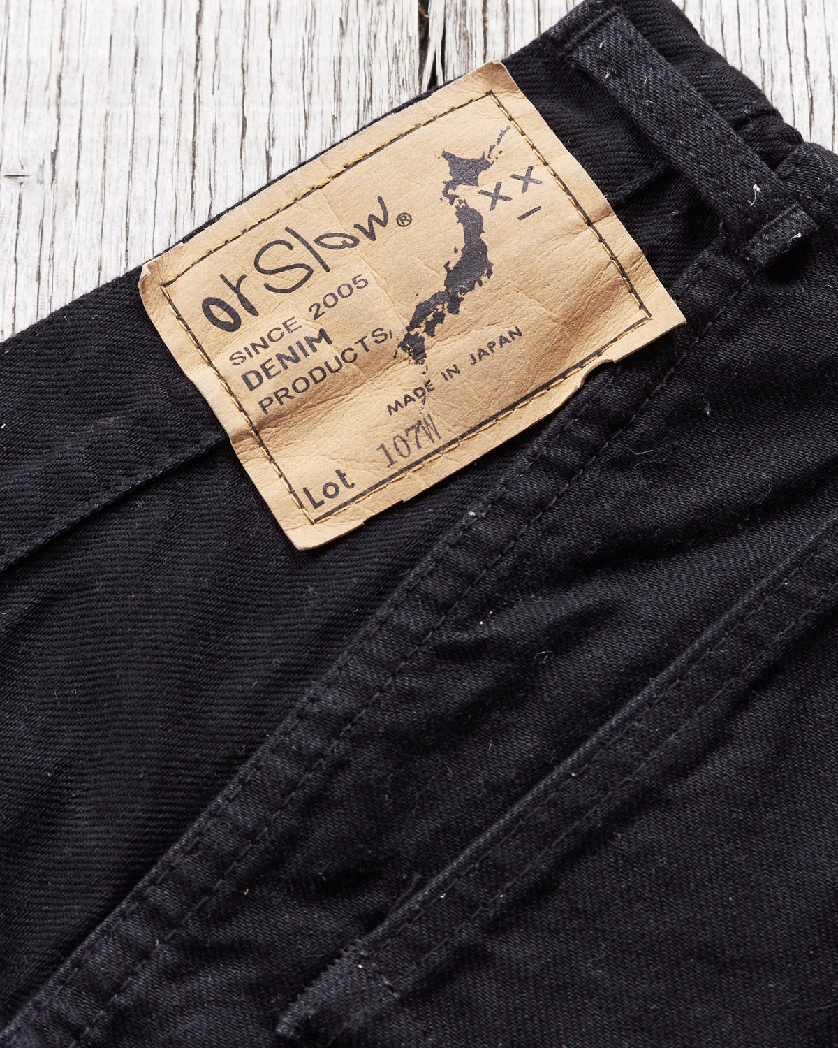 Second Hand OrSlow 107 Slim Fit Jeans Black Size 3
