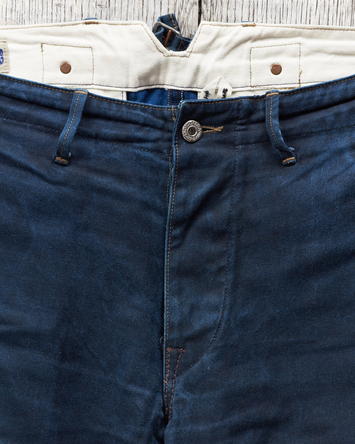 Second Hand Indigofera Heyes Indigo Selvage Duck W31