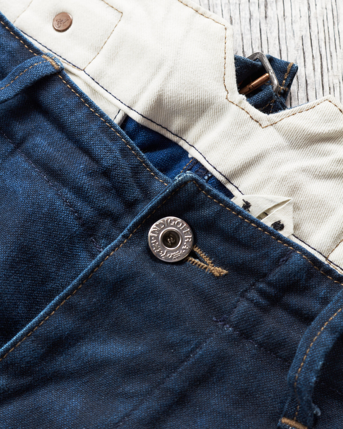 Second Hand Indigofera Heyes Indigo Selvage Duck W31