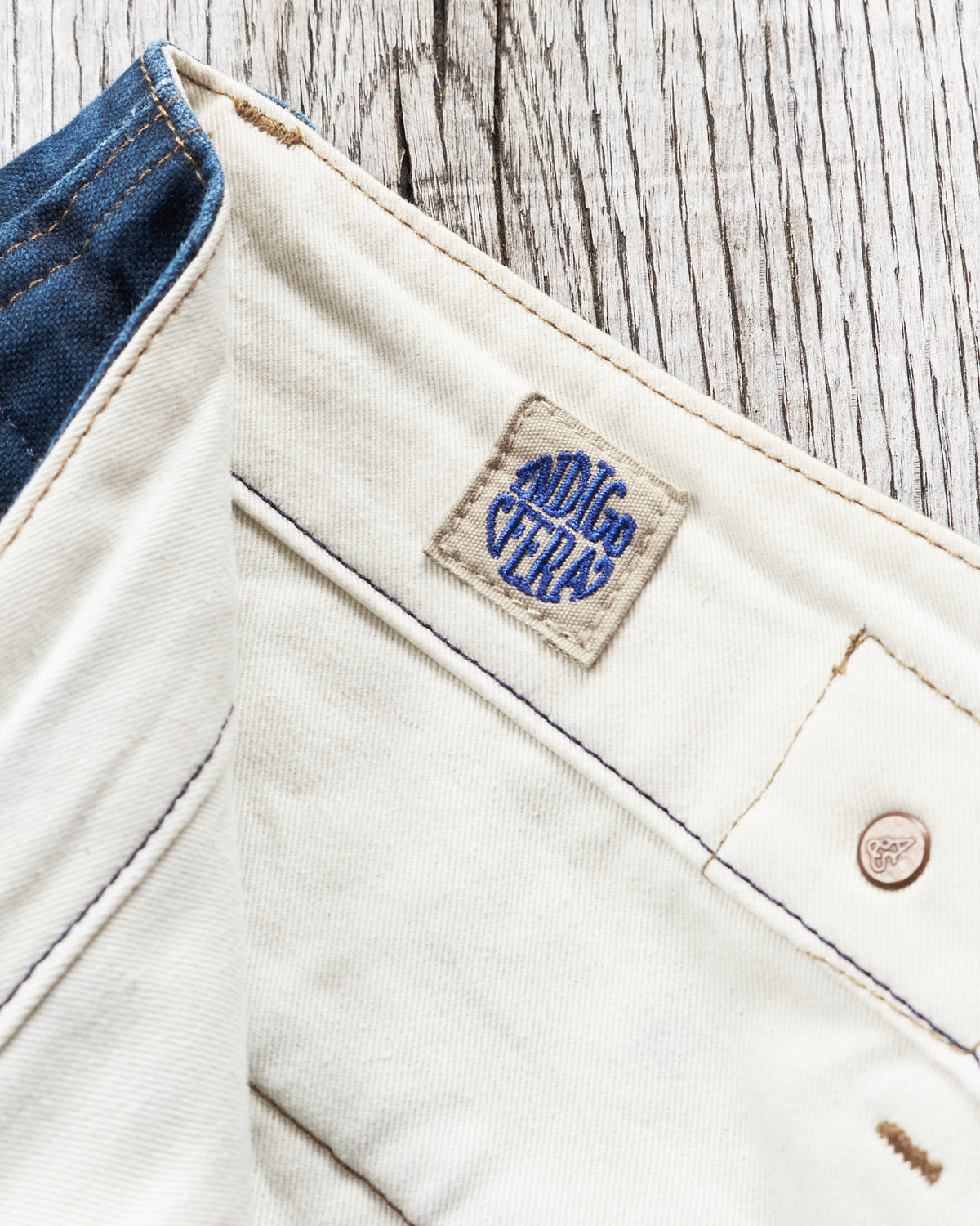 Second Hand Indigofera Heyes Indigo Selvage Duck W31