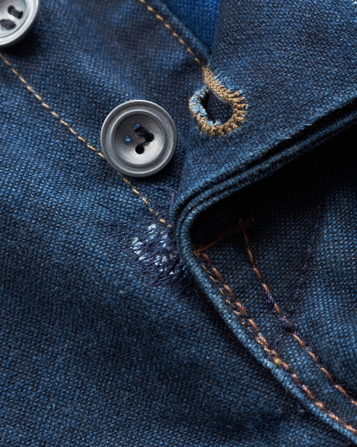 Second Hand Indigofera Heyes Indigo Selvage Duck W31