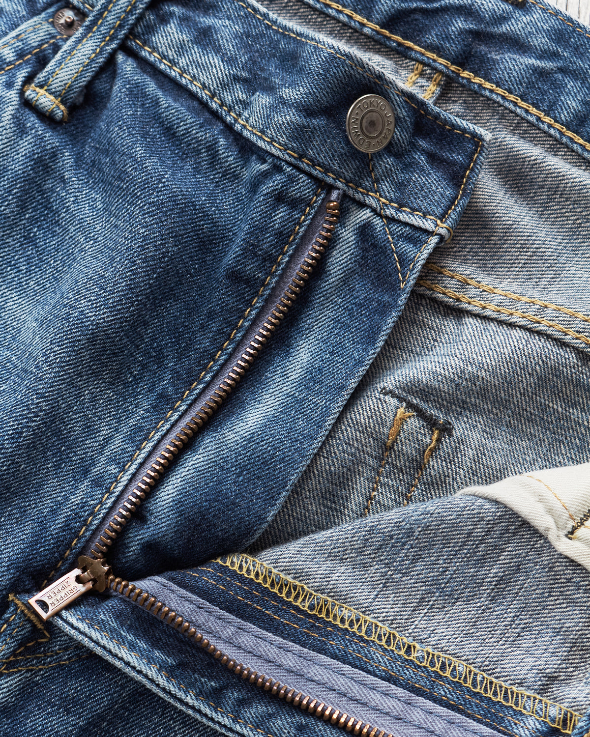 Second Hand Edwin 53RV Narrow Jeans Rainbow/Red line Selvedge W33