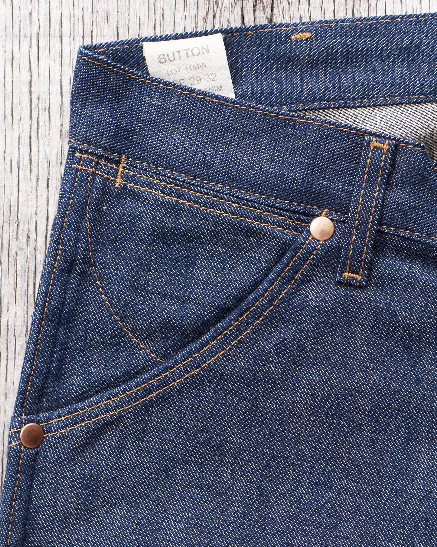Second Hand Wrangler Blue Bell 11MW Sanforized Jeans Repros W29