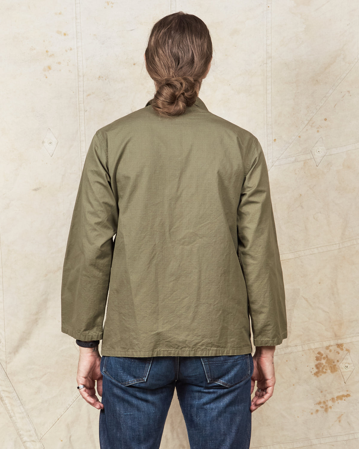Second Hand OrSlow US Army Fatigue Shirt Ripstop Size 2