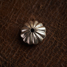 Larry Smith Silver Shell Concho Bead Medium OT-B0064