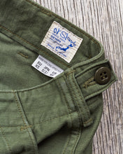 Second Hand OrSlow 5032 Slim Fit Fatigue Pants Green EU XS / JPN 1