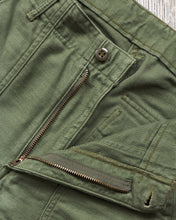 Second Hand OrSlow 5032 Slim Fit Fatigue Pants Green EU XS / JPN 1