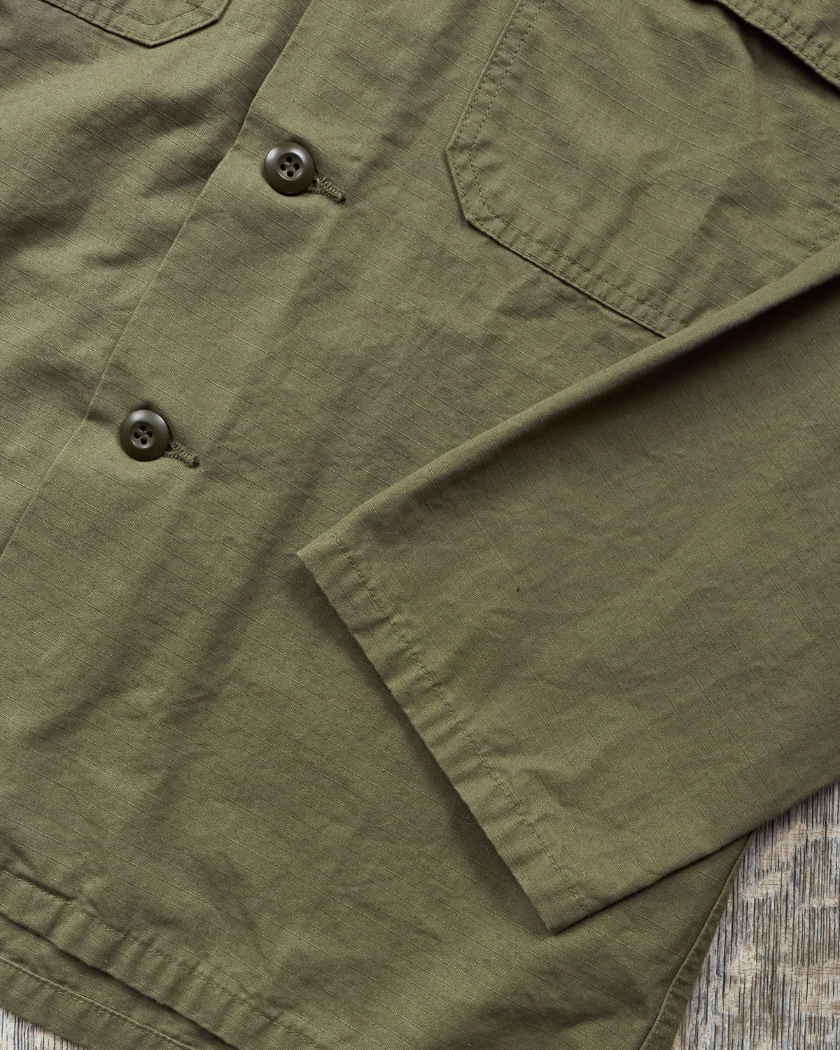 Second Hand OrSlow US Army Fatigue Shirt Ripstop Size 2