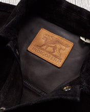 Second Hand Indigofera Copeland Black Rough Out Leather Size M