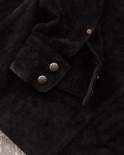 Second Hand Indigofera Copeland Black Rough Out Leather Size M