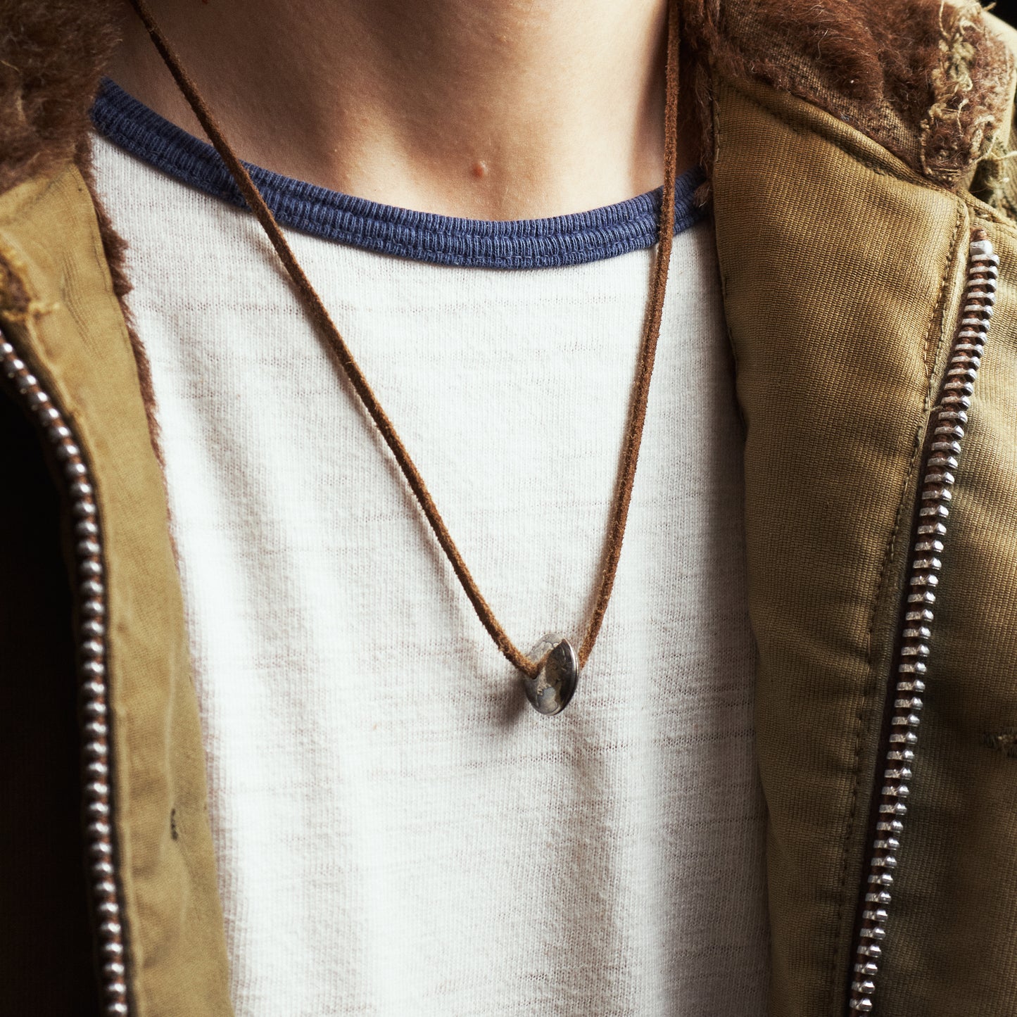 Larry Smith Silver Mercury Concha Bead OT-B0035