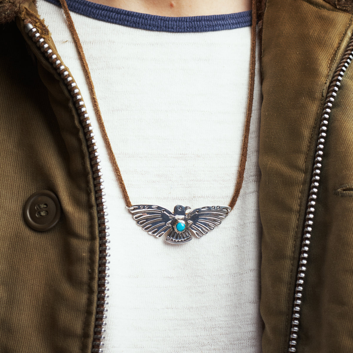 Larry Smith Open Wing Thunderbird Pendant NL-0098