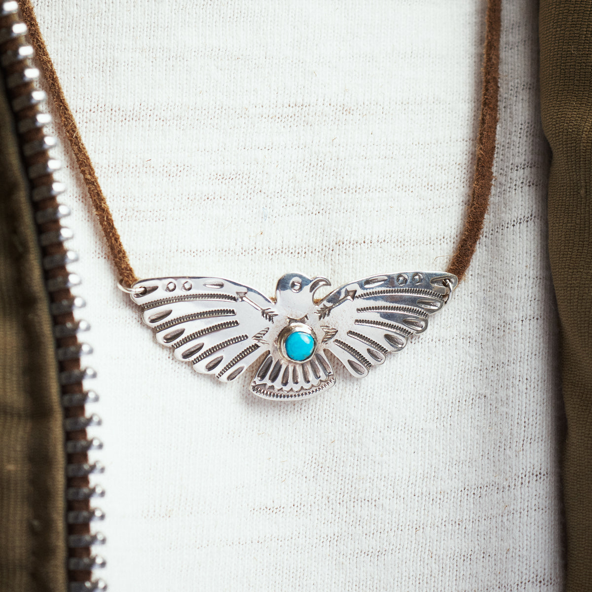 Larry Smith Open Wing Thunderbird Pendant NL-0098