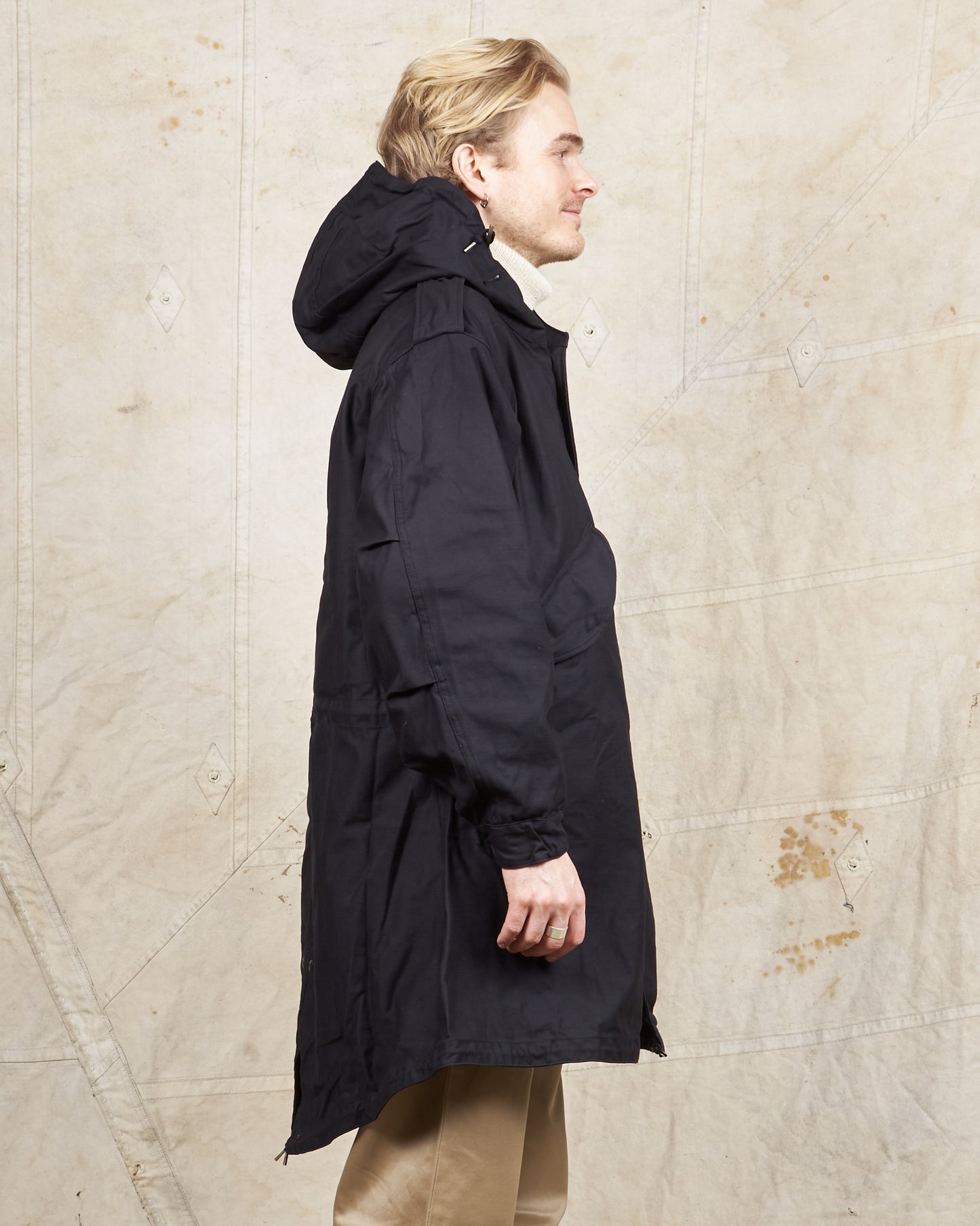 Buzz Rickson's William Gibson M-51 Fish Tail Parka Black BR14969