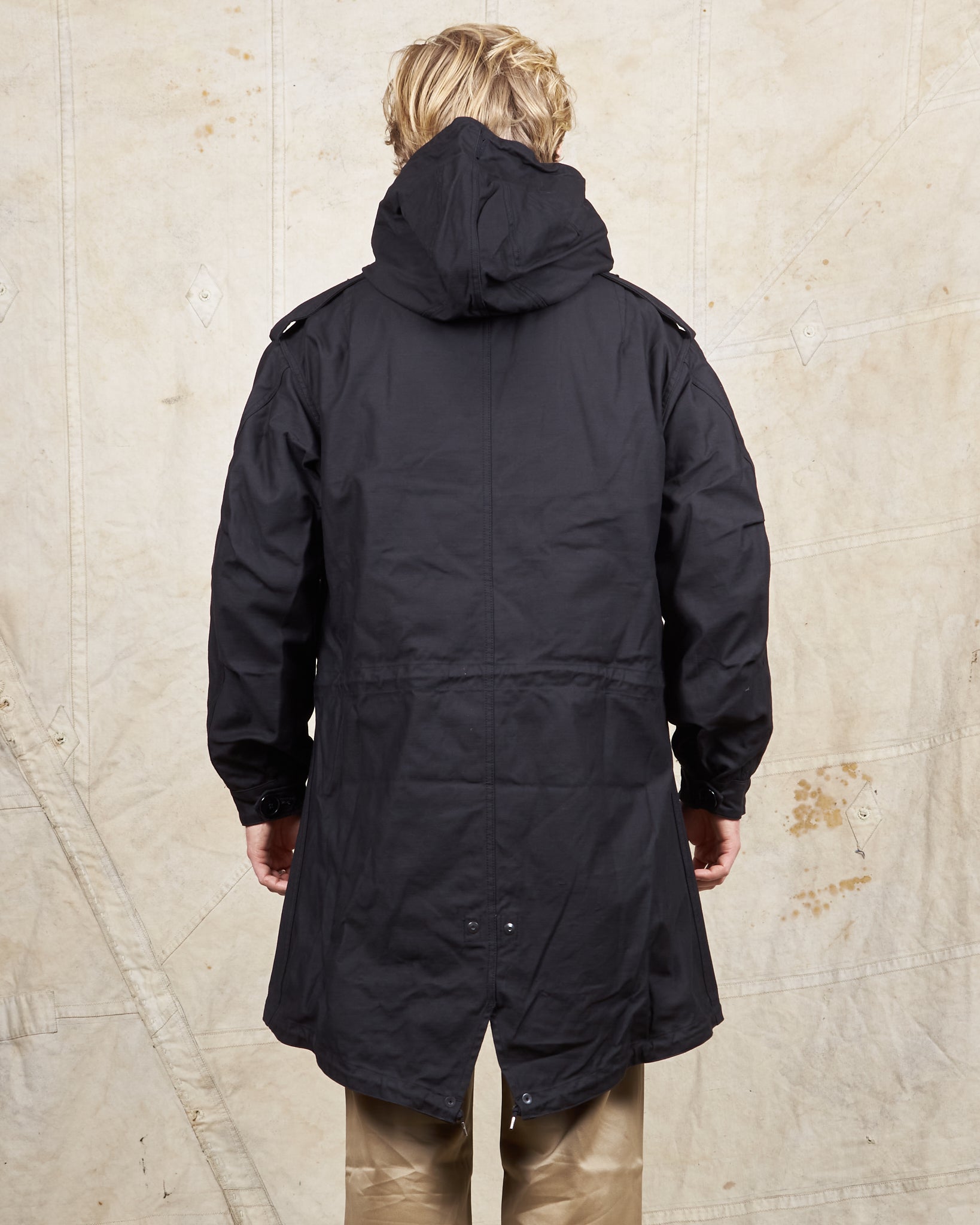 Buzz Rickson's William Gibson M-51 Fish Tail Parka Black BR14969