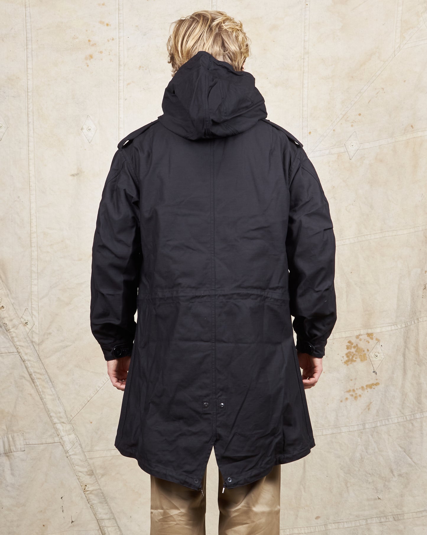 Buzz Rickson's William Gibson M-51 Fish Tail Parka Black BR14969