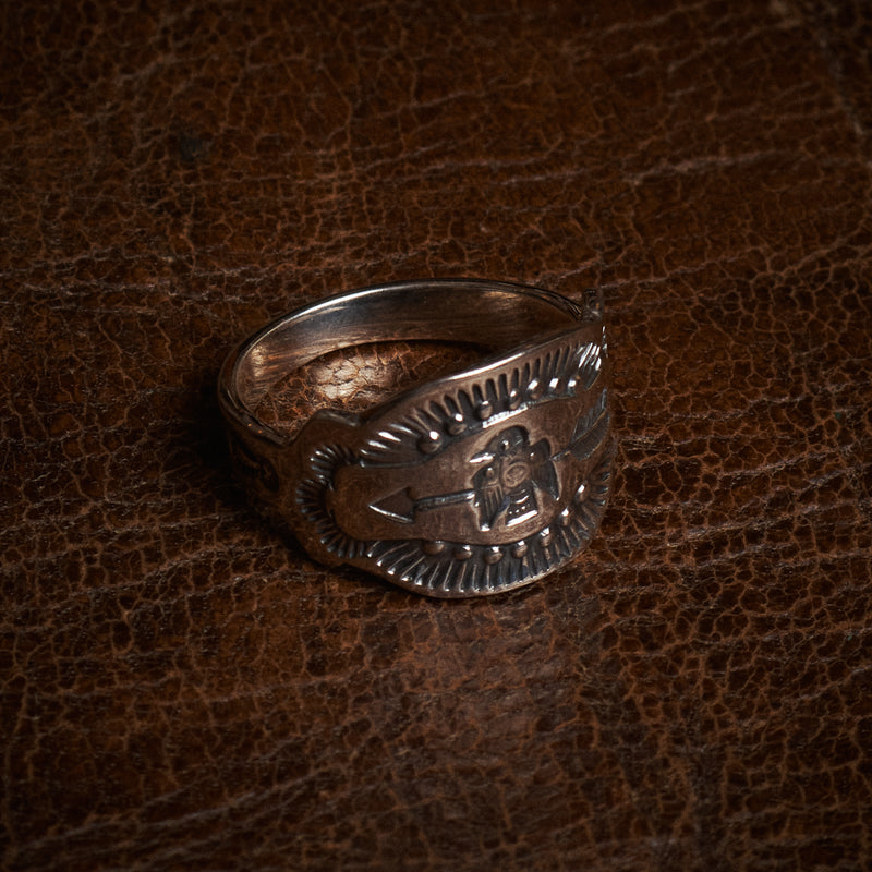 Larry Smith Stamped Ring Thunderbird RG-0030