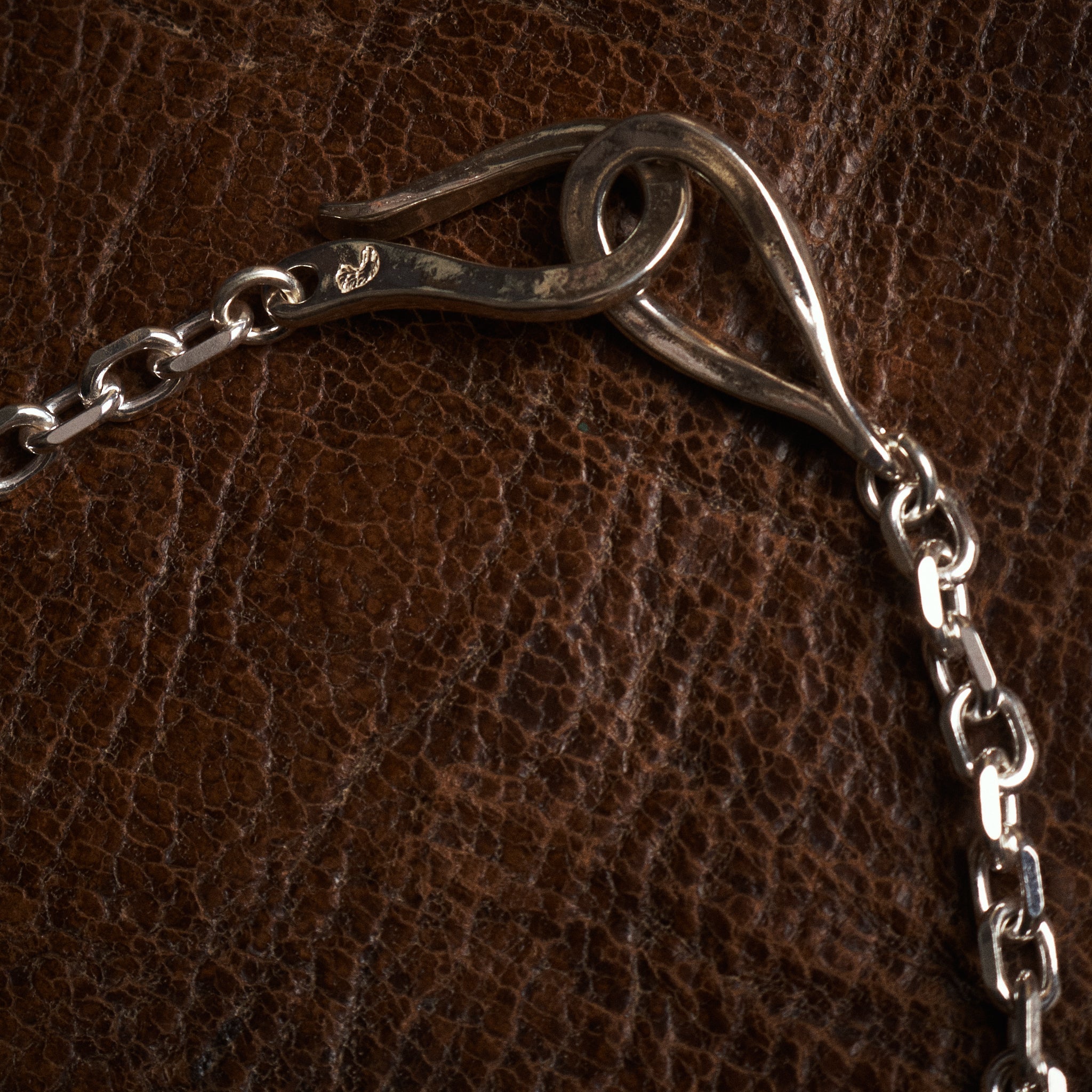 Larry Smith OT-0041-60 Infinity Hook Cable Silver Chain Large 60