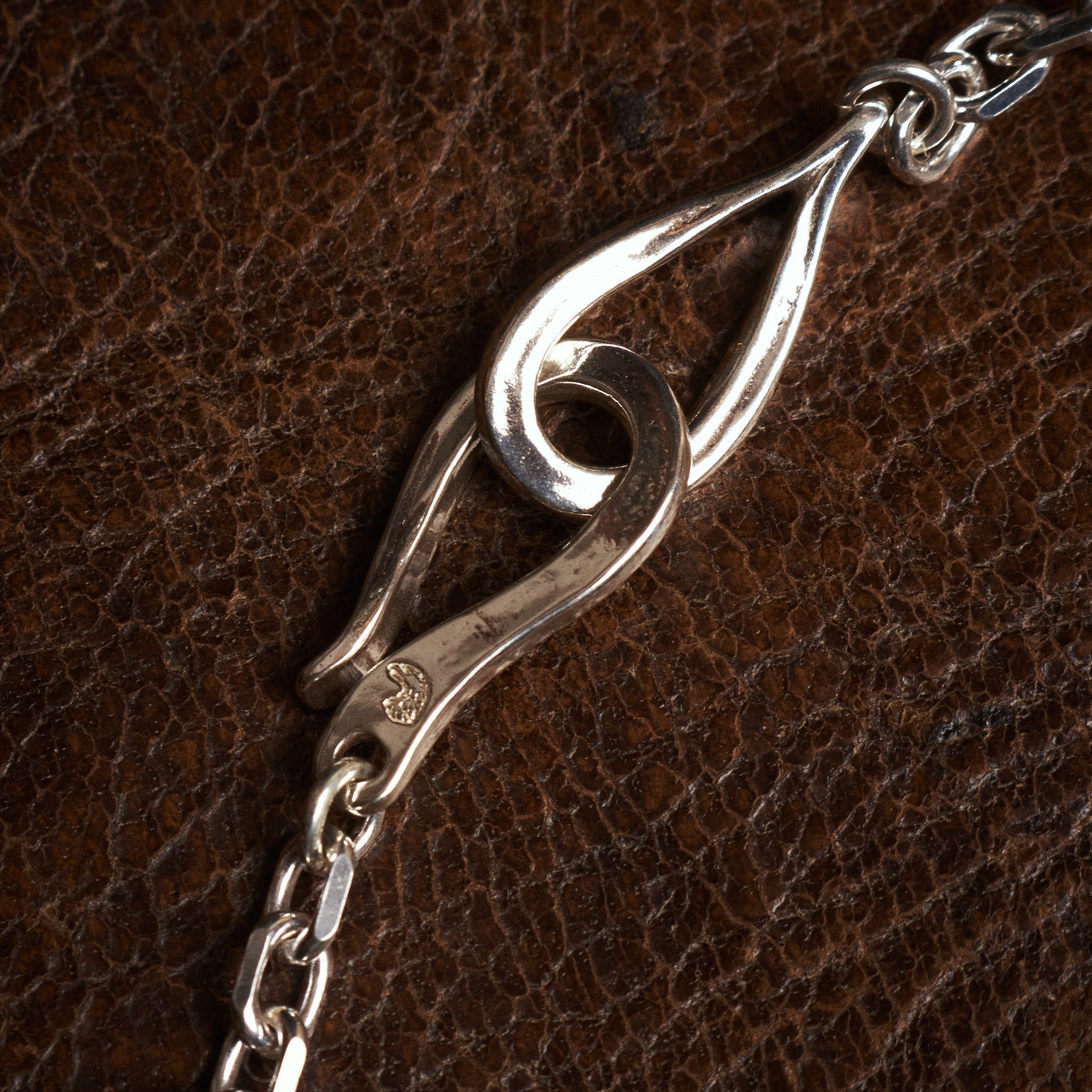 Larry Smith OT-0041-60 Infinity Hook Cable Silver Chain Large 60 Larry Smith OT-0041-60 Infinity Hook Cable Silver Chain Large 60