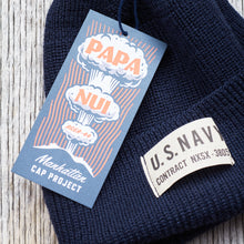 Papa Nui Cap Co. General Issue Wool Watch Cap Navy