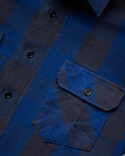 Indigofera Norris Flannel Shirt Black / Indigo