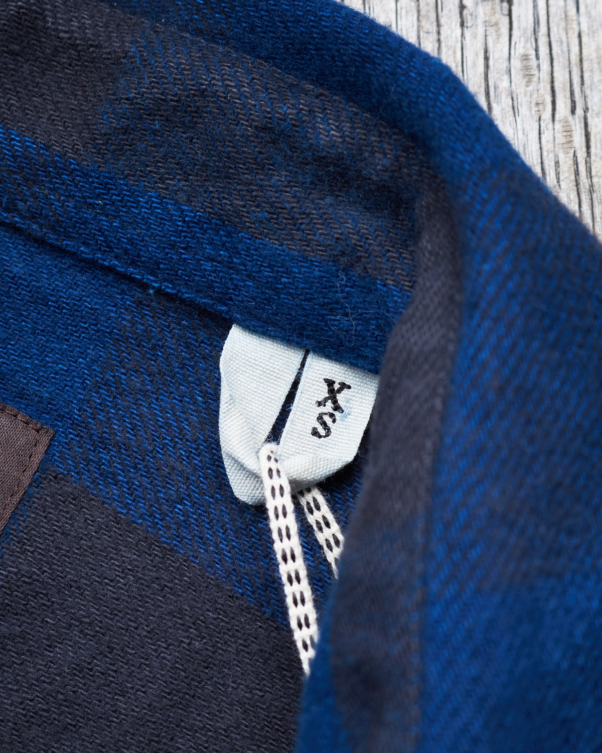 Indigofera Norris Flannel Shirt Black / Indigo