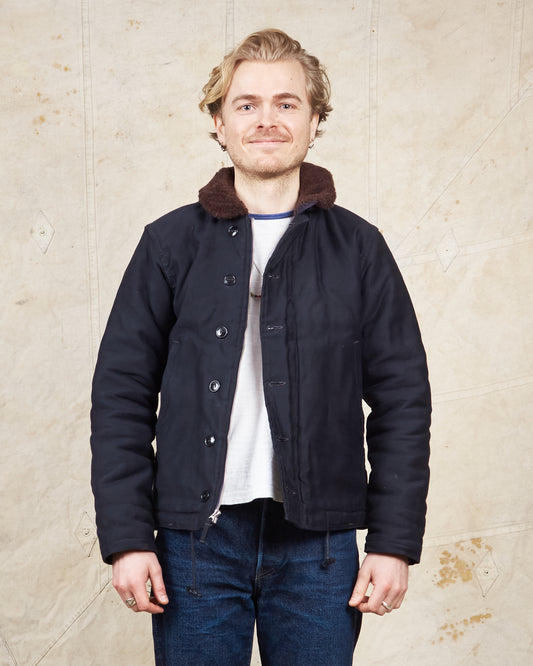 Second Hand Freewheelers N-1 Navy Department Jacket Dark Navy Size 36