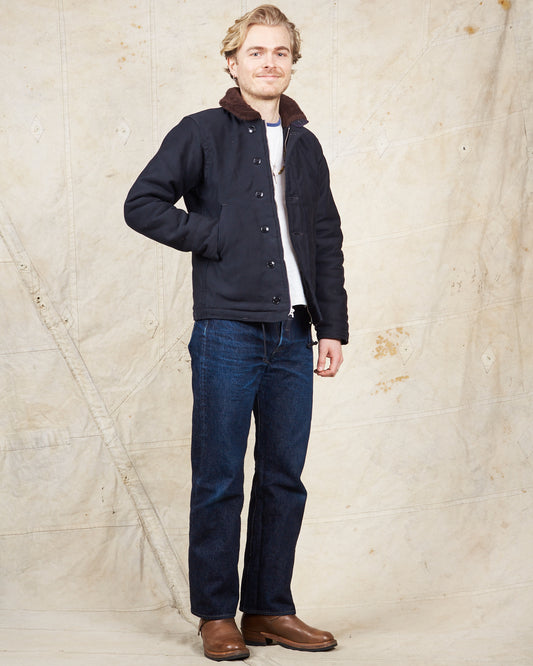 Second Hand Freewheelers N-1 Navy Department Jacket Dark Navy Size 36
