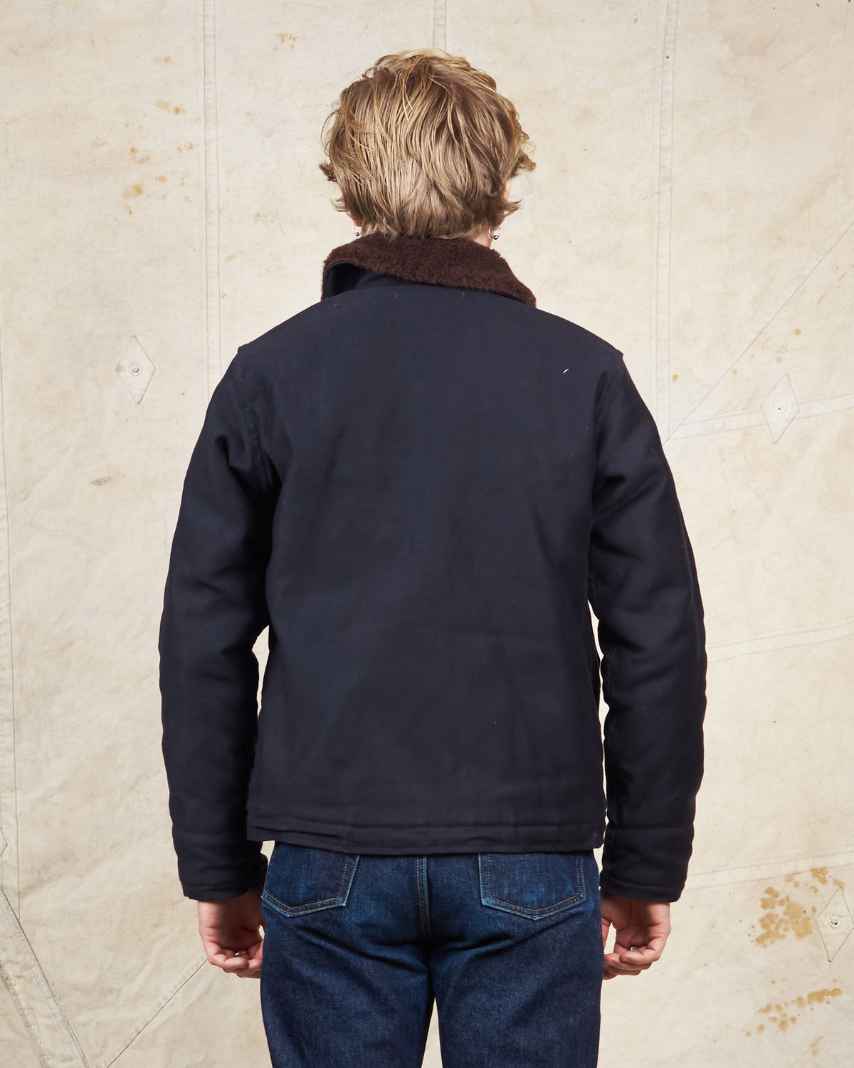 Second Hand Freewheelers N-1 Navy Department Jacket Dark Navy Size 36