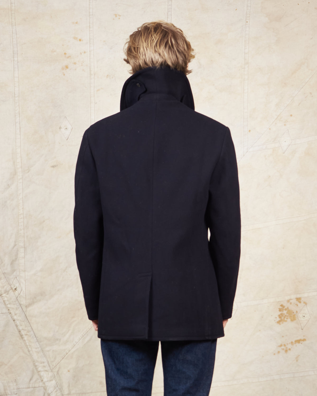 Vintage Original 40/50s WWll USN Wool Pea Coat (M)