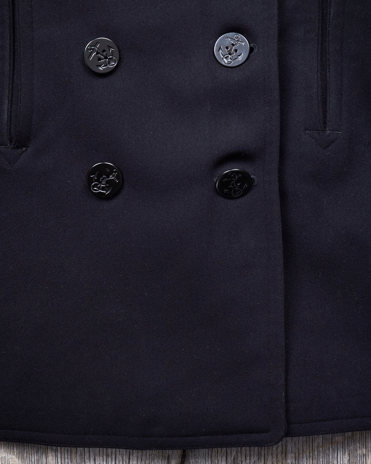 Vintage Original 40/50s WWll USN Wool Pea Coat (M)