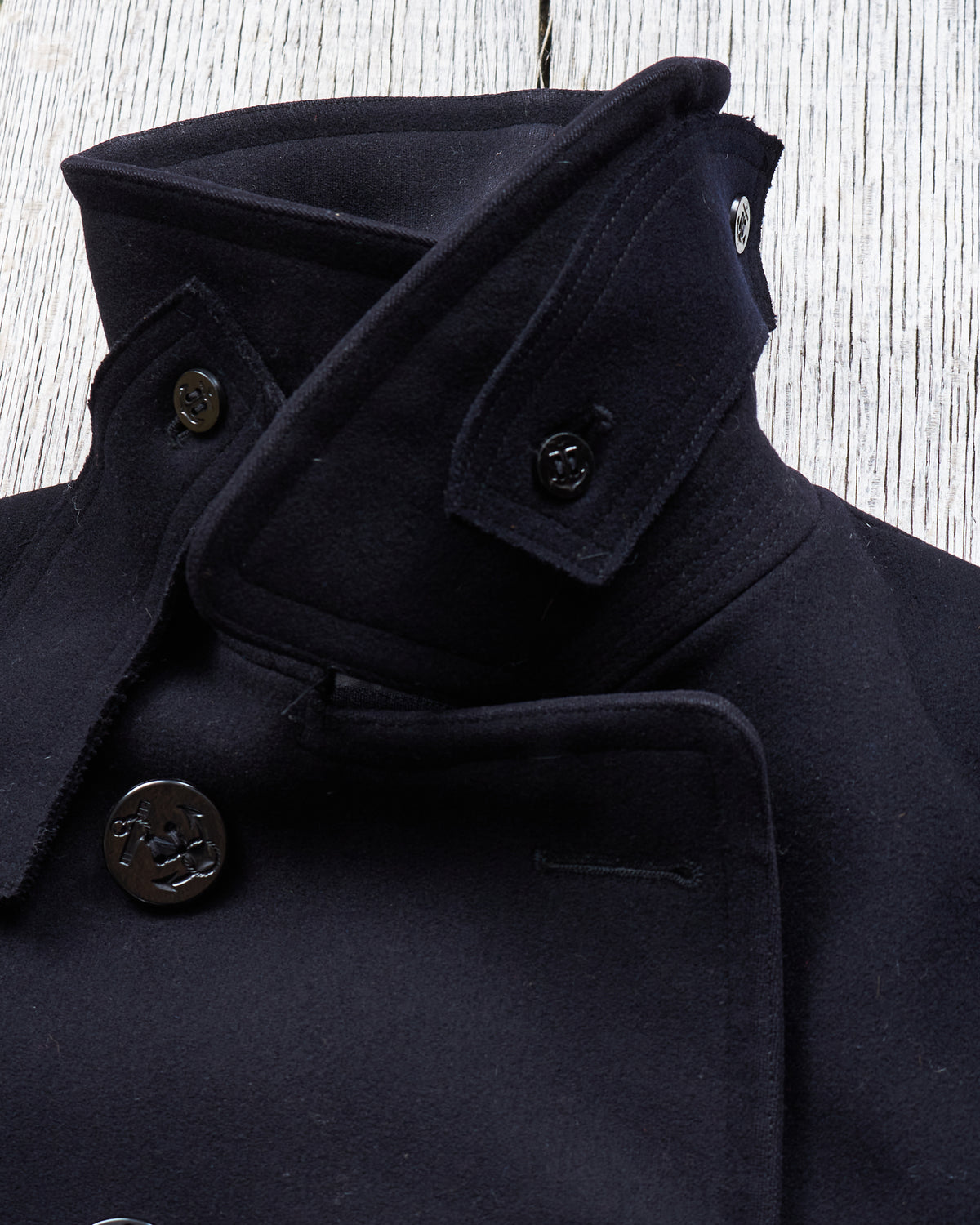 Vintage Original 40/50s WWll USN Wool Pea Coat (M)