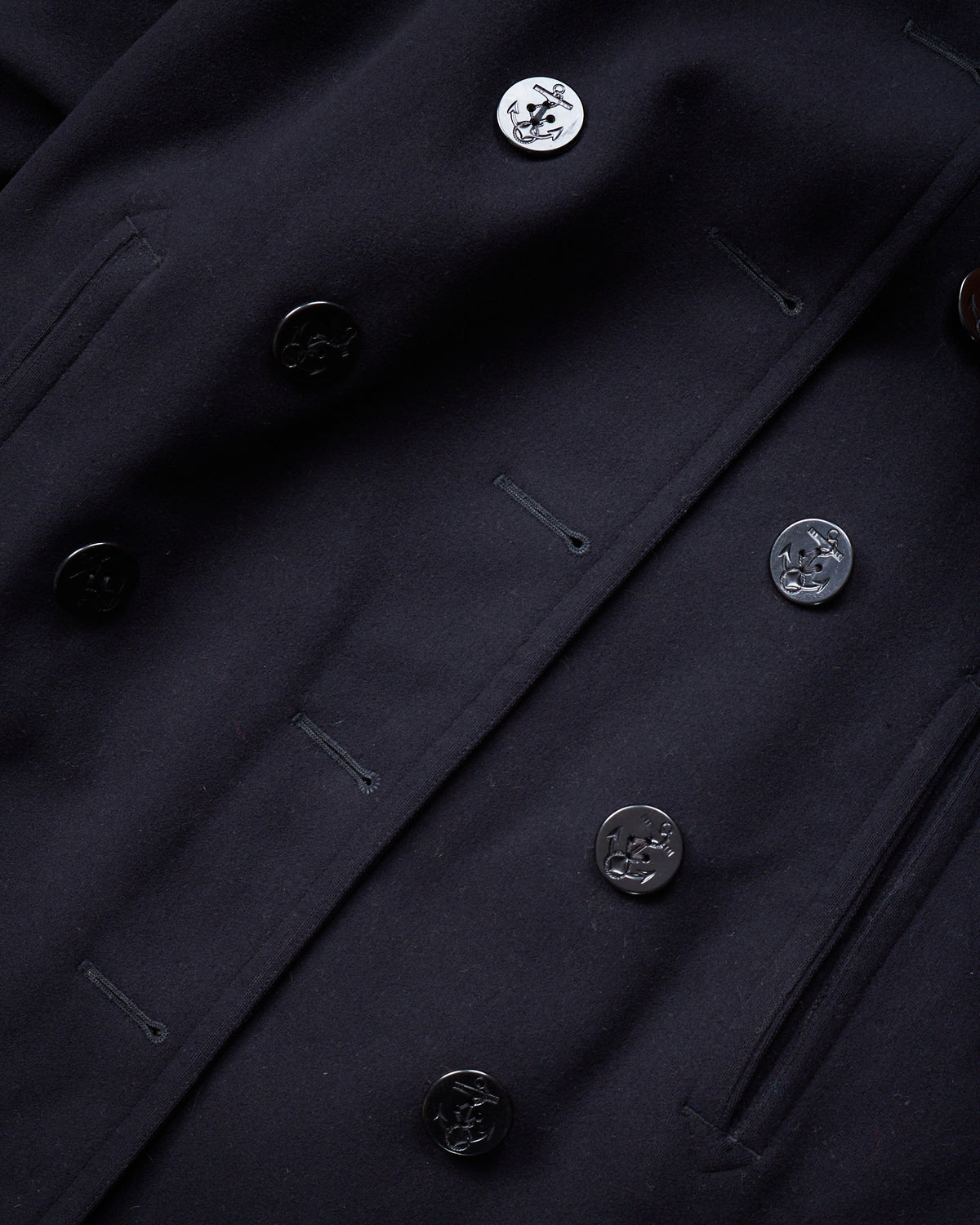 Vintage Original 40/50s WWll USN Wool Pea Coat (M)
