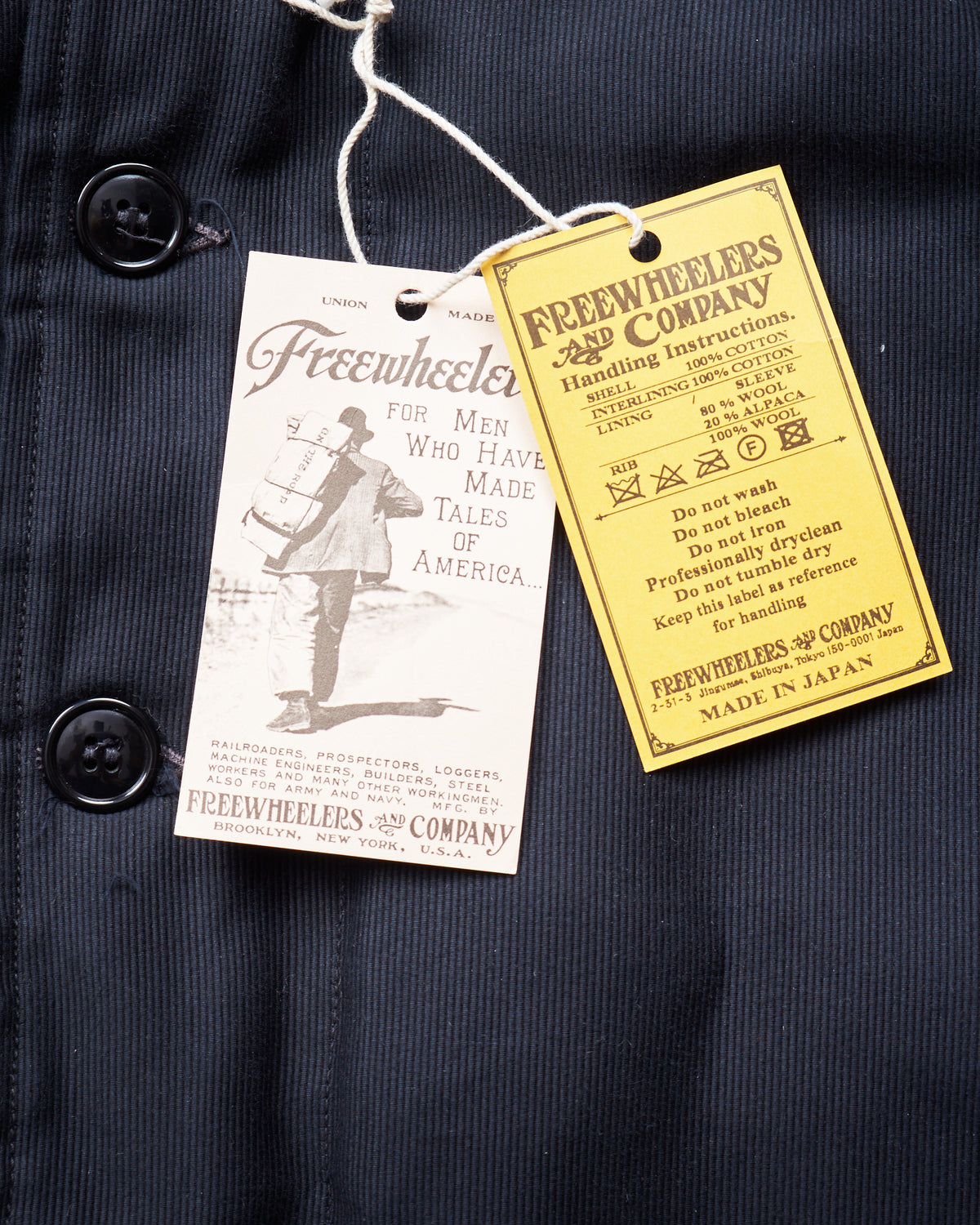 Second Hand Freewheelers N-1 Navy Department Jacket Dark Navy Size 36