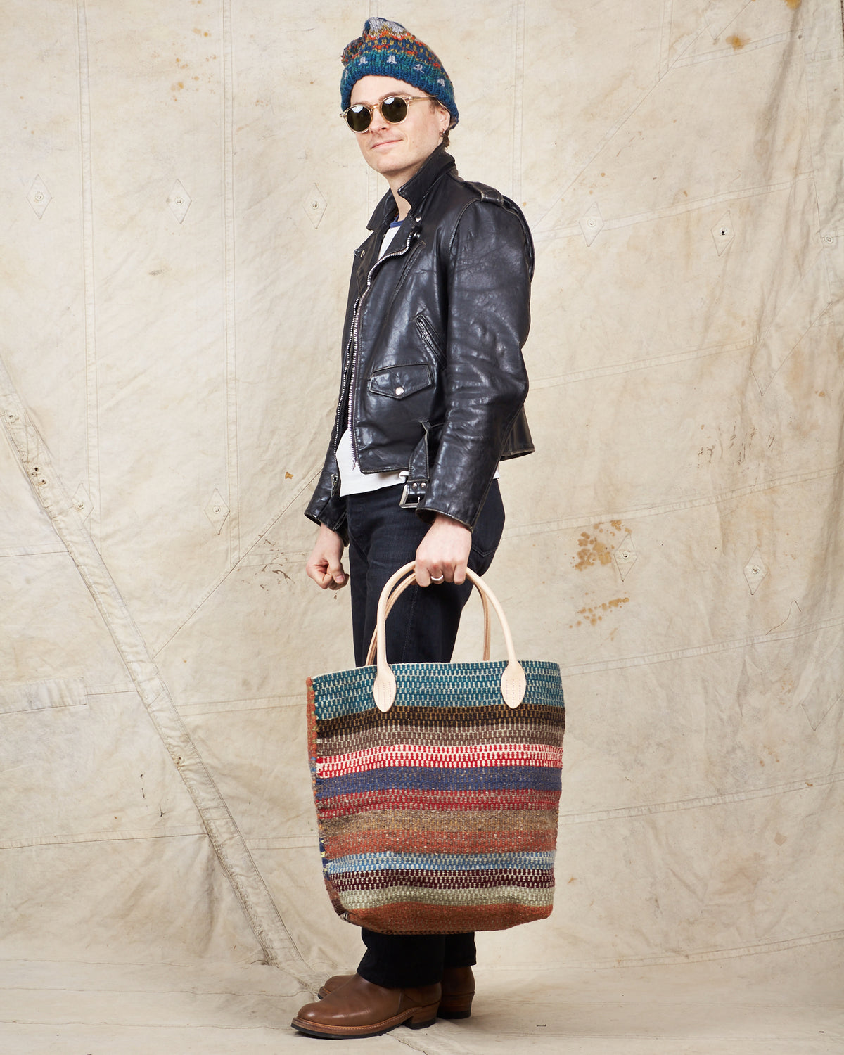 Chamula Blanket Tote Stripe