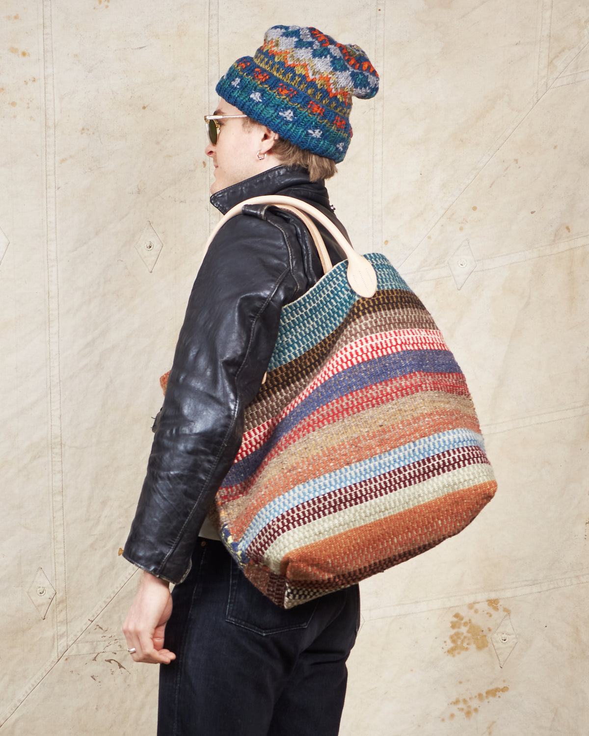 Chamula Blanket Tote Stripe