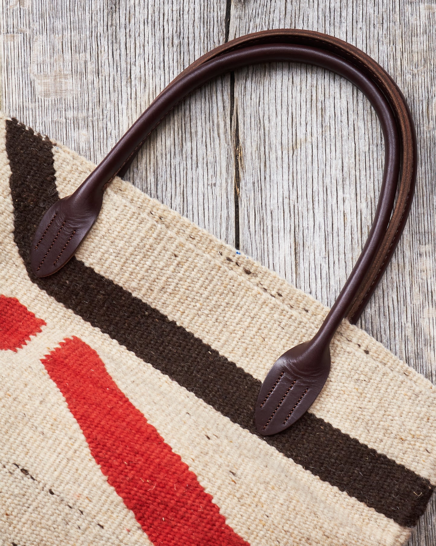 Chamula Blanket Tote Autumn Wave
