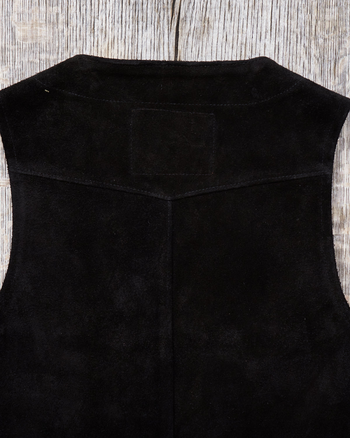 Second Hand Indigofera Harrison Leather Vest Black Size S