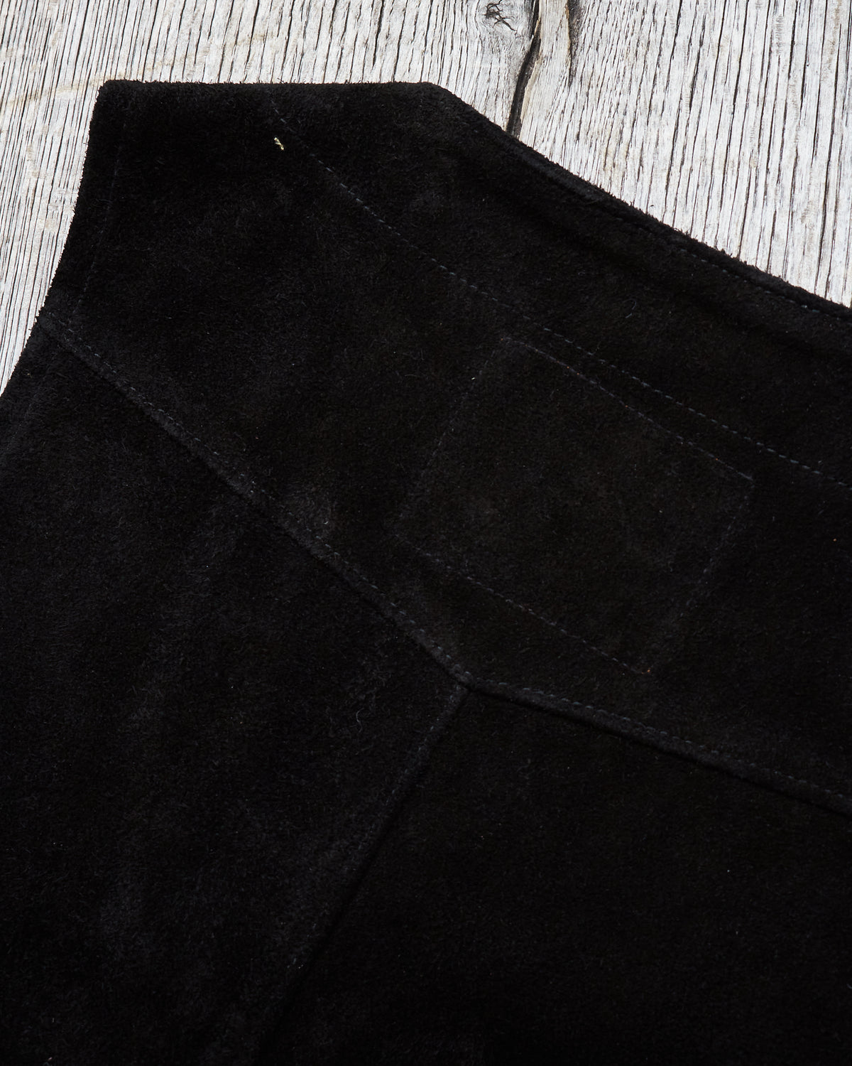 Second Hand Indigofera Harrison Leather Vest Black Size S